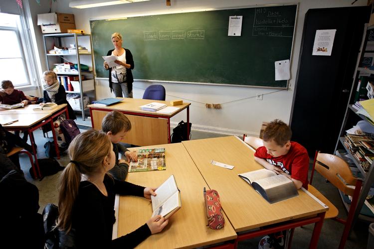 Én ekstra årlig milliard skal styrke folkeskolen og give lærerne bedre tid, mener Radikale Venstre, SF og Enhedslisten.  Foto: Jens Dresling/POLFOTO