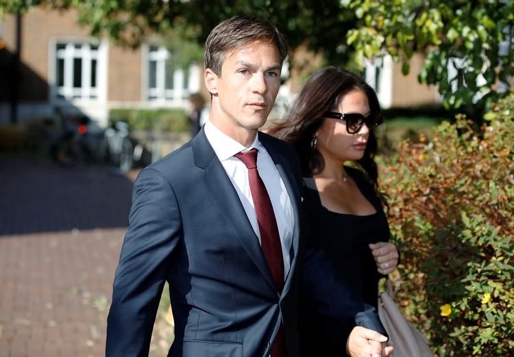Thorbjørn Olesen, da han onsdag forlod retten i London.
   Foto: Phil Noble/Ritzau Scanpix