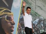 Egan Bernal har været genstand for mange hyldestseancer, siden han for godt syv uger siden vandt Tour de France. Foto: Luisa Gonzalez/Ritzau Scanpix