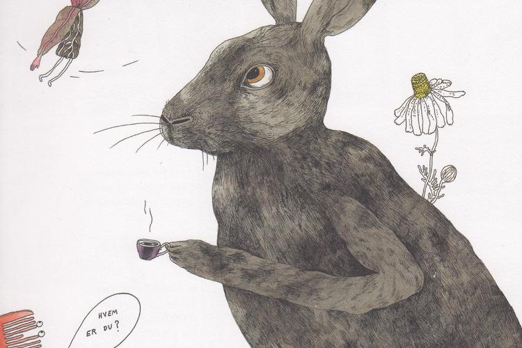 Foto: Illustration fra bogen 'Blomsten der elsker mig'