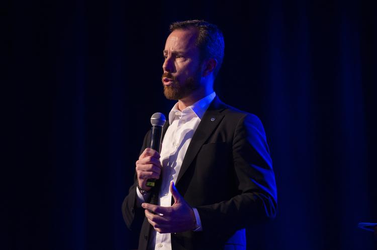 Jakob Ellemann-Jensen har ingen modkandidater, og han ventes at blive valgt som Venstres formand i Herning lørdag, hvor Venstre holder ekstraodinært landsmøde.  Foto: Stine Rasmussen