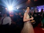 'Fleabag' indbragte britiske Phoebe Waller-Bridge en favnfuld Emmy-trofæer. Foto: Mario Anzuoni/Ritzau Scanpix
