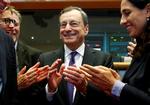 Mario Draghi fik både ris og ros, da ham svarede på spørgsmål  fra økonomiudvalget i EU-parlamentet. Foto: Francois Lenoir/Ritzau Scanpix