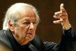 André Previn var i årene 2002 til 2006 chefdirigent for  Oslo-Filharmonien. Foto: Urs Flueeler/ASSOCIATED PRESS
