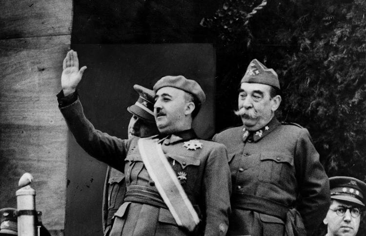 Diktator  .Francisco Franco døde i 1975, men har stadig indflydelse på spansk politik. 

   Foto: /Ritzau Scanpix