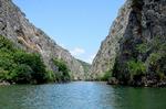 Der er på alle måder fråset med storheden og de betagende naturscenerier i Matka-kløften, der ligger udenfor Nordmakedoniens hovedstad, Skopje. Foto: Anette Lillevang Kristiansen