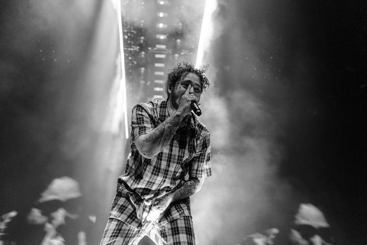 Post Malone er sjov at lytte tid - indtil det bliver ensformigt.   Foto: Henning Hjorth