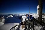 Meteorologen Elke Ludewig arbejder i højderne i Østrig.  Foto: Lisi Niesner/Ritzau Scanpix