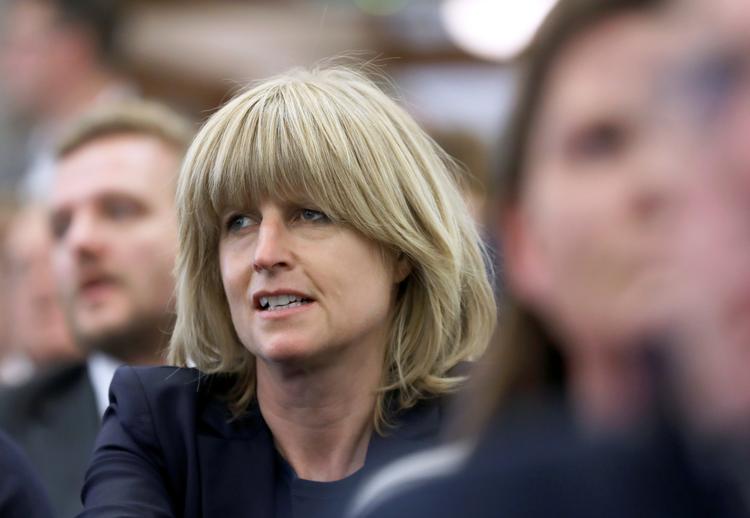 Rachel Johnson kritiserer sin bror, premierminister Boris Johnson.
   Foto: Simon Dawson/Ritzau Scanpix