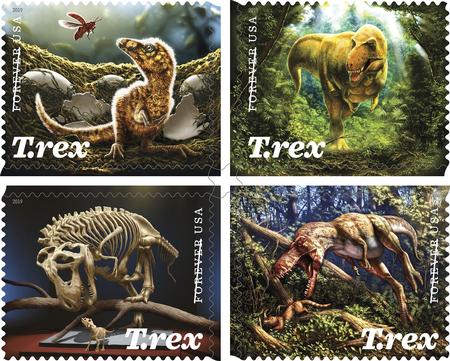 T.rex2019-, T-Rex  Foto: United States Postal Service