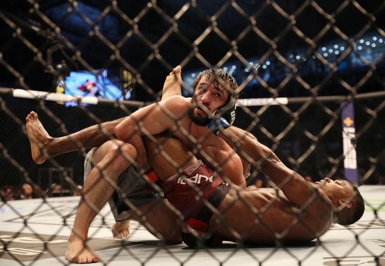 Lørdag aften bliver der for første gang nogensinde afholdt et UFC-event i Danmark. Tre år efter selskabet bag blev solgt for hele 27 mia. kr.
   Foto: Christopher Pike/Ritzau Scanpix