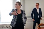 Martin Rossen har været særlig rådgiver for Mette Frederiksen, siden hun blev beskæftigelsesminister i 2011. Her ses de sammen til de indledende forhandlinger om tidlig tilbagetrækning for særligt nedslidte. Foto: Jens Dresling/POLFOTO