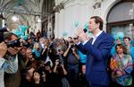 
Sebastian Kurz, der er formand for Østrigs konservative ÖVP, fører valgkamp inden søndagens parlamentsvalg. 
Foto:REUTERS/Leonhard Foeger Foto: Leonhard Foeger/Ritzau Scanpix