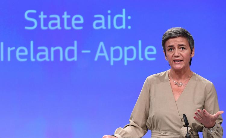 OECD arbejder på model for digital skat. Lykkes det ikke på globalt plan, bør EU gå alene, siger Margrethe Vestager, der snart er ledende næstformand i EU-Kommissionen. Foto: Emmanuel Dunand/Ritzau Scanpix