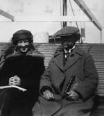 Den glemte komponist Nancy Dalberg på udflugt med sin lærer Carl Nielsen, der støttede hendes bestræbelser på at etablere sig i et musikliv med patroniserende anmeldere.    Foto: Det Kgl. Bibliotek/The Royal Library/Department of Maps, Prints and Photographs