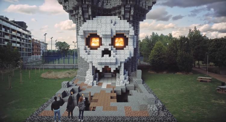 Microsoft og Mojang kommer til at lave specifikke pladser, hvor man kan placere sine store bygningsværker. Foto: Screendump