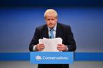 Nogle timer efter at Boris Johnson havde holdt tale ved partikonferencen i Manchester, udgik der fra Downing Street 10 i London en meddelelse om, at premierministerens regering vil suspendere parlamentet i otte dage fra 8. til 14. oktober. Foto: Paul Ellis/Ritzau Scanpix