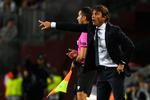 Antonio Conte havde lagt en god plan til onsdag aftens opgør mod Barcelona på Camp Nou, men da hans hold ikke fik udnyttet sine store chancer før pausen, endte det alligevel med nederlag. Inter-projektet er dog først lige startet, fastslår italieneren.
   Foto: Lluis Gene/Ritzau Scanpix