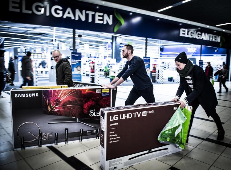 Indtjeningen bakker for Elgiganten. Det skyldes blandt andet hård konkurrence. Foto: Jonas Olufson