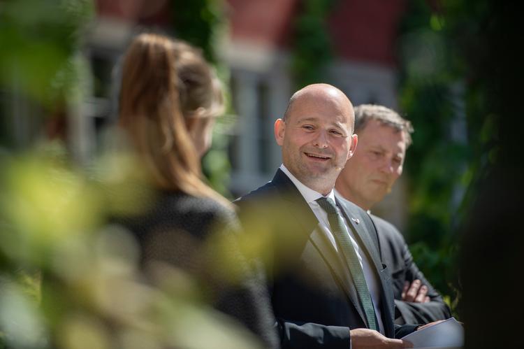 Mens Søren Pape Poulsen (m.f.) var justitsminister, blev hans ministerium allerede i marts oplyst om telefejl i politiet. Men ministeren blev ikke informeret., før sagen kom frem i pressen 17. juni.  Foto: Olivia Loftlund