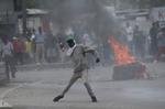 Tusinder af haitianere gik fredag på gaden i Haitis hovedstad, Port-au-Prince, for at kræve præsident Jovenel Moïses afgang. Foto: Andres Martinez Casares/Ritzau Scanpix