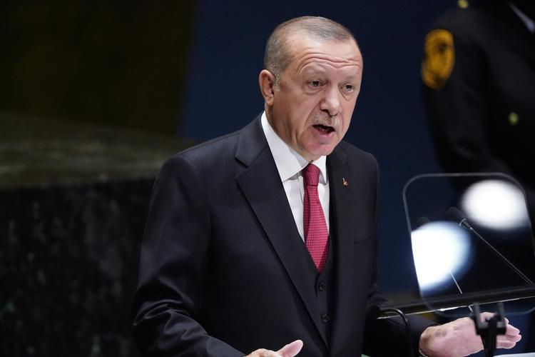 Den tyrkiske præsident, Recep Tayyip Erdogan, har lørdag meddelt, at Tyrkiet inden længe vil udføre militære operationer i det nordøstlige Syrien. Foto: Carlo Allegri/Ritzau Scanpix