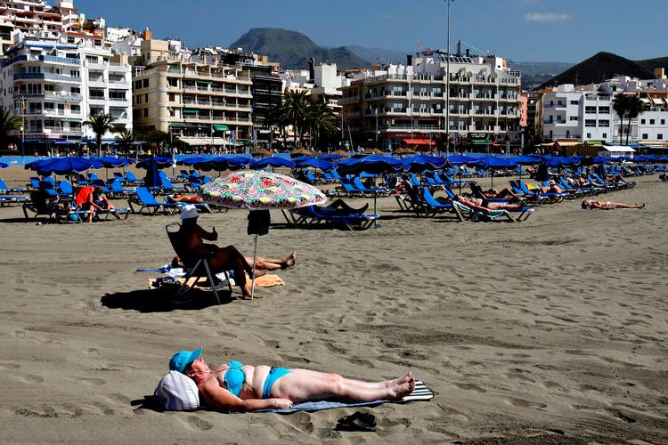 De Kanariske Øer som Tenerife er hårdt ramt af det britiske rejseselskab Thomas Cooks konkurs.
  


   Foto: Jacob Ehrbahn/POLFOTO