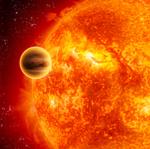 Opdagelsen af af verdens første exoplanet, 51 Pegasi, som er cirka halvt så stor som Jupiter og kredser rundt om sin stjerne på blot 4 dage, udløste en Nobelpris til de to schweiziske planetjægere. Foto: NASA/JPL-Caltech Foto: Spitzer Space Telescope/ESA - C. Carreau