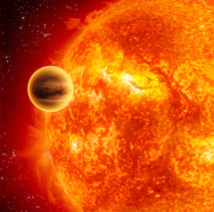 Opdagelsen af af verdens første exoplanet, 51 Pegasi, som er cirka halvt så stor som Jupiter og kredser rundt om sin stjerne på blot 4 dage, udløste en Nobelpris til de to schweiziske planetjægere. Foto: NASA/JPL-Caltech Foto: Spitzer Space Telescope/ESA - C. Carreau