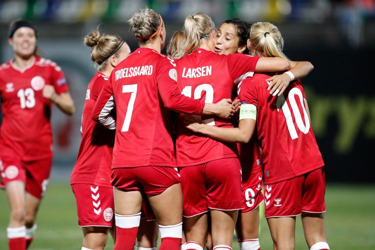 Danmark vandt tirsdag aften sikkert 0-2 over Georgien, men det kunne være blevet til mange flere mål.    Foto: Zurab Kurtsikidze/Ritzau Scanpix
