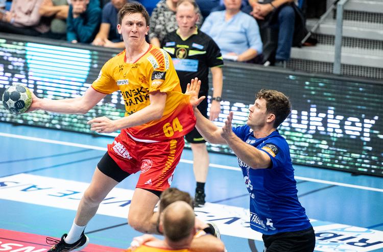 GOG-profilen Lasse Møller er ikke udtaget til landsholdet. Han håber, at skiftet til Flensburg-Handewitt næste år bringer ham ind i varmen hos landstræner Nikolaj Jacobsen.    Foto: John Randeris/Ritzau Scanpix