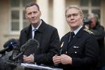 Dagens pressemøde Københavns Politigård med Justitsminister Nick Hækkerup og Københavns Politidirektør Anne Tønnes. Foto: Jens Dresling/POLFOTO