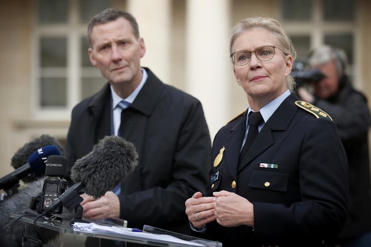 Dagens pressemøde Københavns Politigård med Justitsminister Nick Hækkerup og Københavns Politidirektør Anne Tønnes. Foto: Jens Dresling/POLFOTO