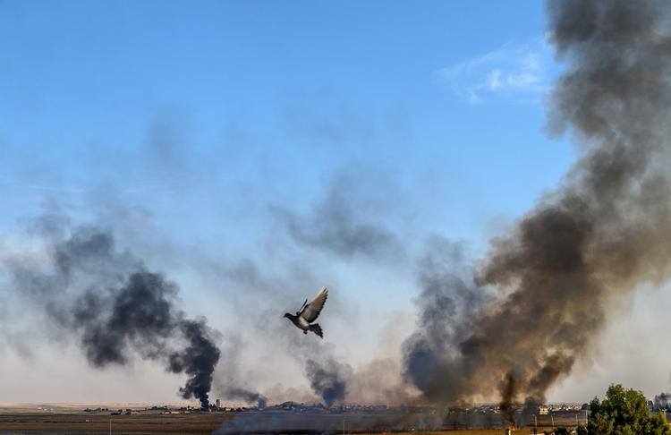 Tyrkiet indledte onsdag et angreb på det nordlige Syrien. Foto: Bulent Kilic/Ritzau Scanpix