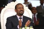 Etiopiens premierminister, Abiy Ahmed, modtager Nobels Fredspris 2019. Han får blandt andet prisen for sin indsats for at skabe fred med nabolandet Eritrea. Foto: Tiksa Negeri/Ritzau Scanpix