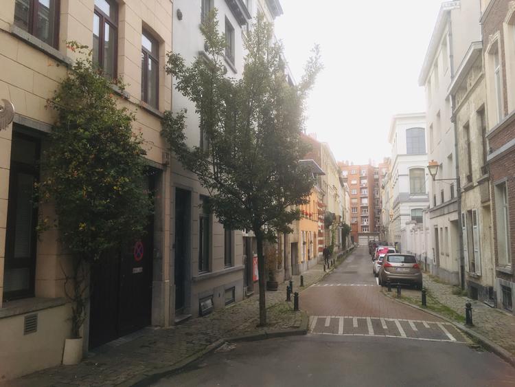 Elisabet Svanes gade i Ixelles. Privatfoto. 