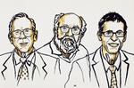 Disse tre herrer, Michel Mayor, James Peebes og Didier Queloz modtog Nobelprisen i Fysik i år for fundet af den første exoplanet nogensinde samt gjort os klogere på universets fødsel. Ved dette års uddeling af videnskabelige Nobelpriser gik priserne kun til mænd. Foto: nobleprize.org