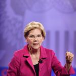 Den venstreorienterede Elizabeth Warren er kendt for at sin kamp for arbejderklassen. ”Det er simpelthen korruption, når politikerne kun arbejder for de rigeste og dem med alle forbindelserne”.  Foto: Robyn Beck/Ritzau Scanpix