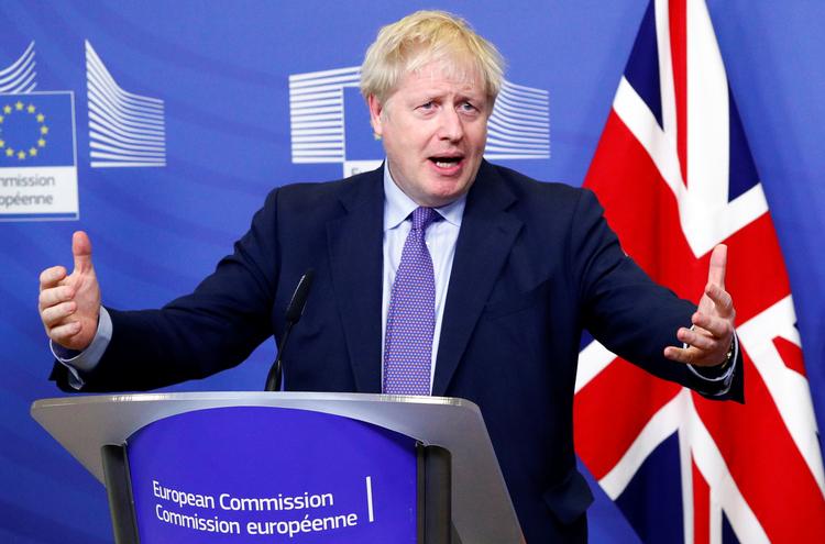 Det bliver svært for Johnson at få stemt skilsmisseaftalen med EU igennem det britiske underhus, spår en ekspert. Det afhænger af partiet DUP.  Foto: Francois Lenoir/Ritzau Scanpix