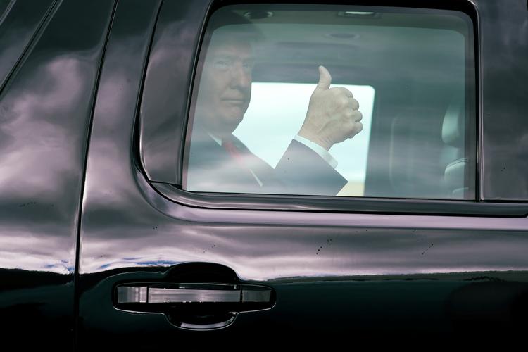 Trump har tidligere luftet idéen om at holde G7-topmødet på sit eget golfresort.  Foto: Jonathan Ernst/Ritzau Scanpix