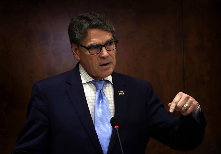 USA's energiminister, Rick Perry, trækker sig fra posten. Det oplyser USA's præsident, Donald Trump, natten til fredag dansk tid. Foto: Safin Hamed/Ritzau Scanpix