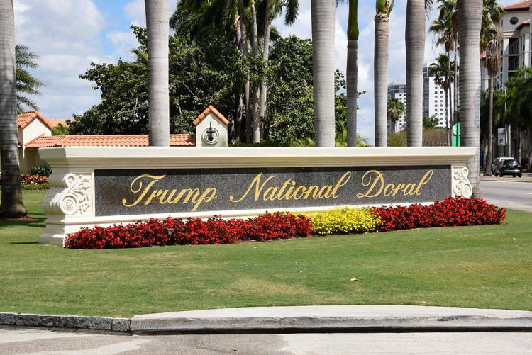 National Doral i Miami kommer ikke til at danne rammen for næste års G7-topmøde, lyder det nu fra Trump. Beslutningen om at lægge det på præsidentens eget feriested har mødt en del kritik.  Foto: Michele Eve Sandberg/Ritzau Scanpix
