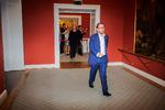 Simon Emil Ammitzbøll-Bille forlader på Liberal Alliances valgfest efter nederlaget, der kostede partiet 9 af de 13 mandater Foto: Olivia Loftlund