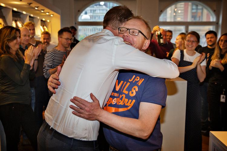 'En modig mand' og 'en god kollega' var blandt ordene, chefredaktør Christian Jensen brugte til at beskrive Per Munch. 