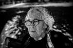 82-årige Jørgen Leth har det godt efter sin operation. »Jeg kommer tilbage«, siger han.  Foto: Miriam Dalsgaard/POLFOTO