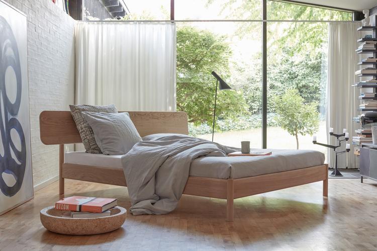 Alken hedder brødrene Oliver og Lukas WeissKroghs bud på en seng, der passer til 2019's krav om bæredygtighed, komfort og æstetik. Foto: Pr-foto/Re Beds