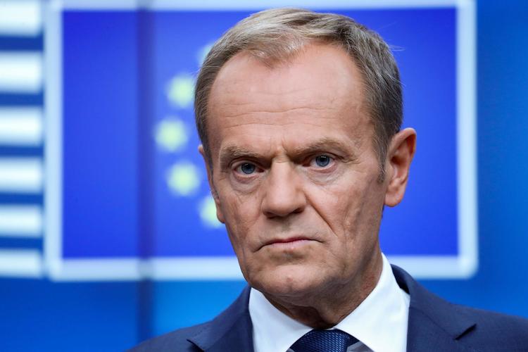 Donald Tusk foreslår en skriftlig procedure. Foto: Aris Oikonomou/Ritzau Scanpix