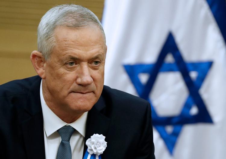 Benny Gantz, der stod i spidsen for Israels militær fra 2011 til 2015, er leder af partiet Blåt og Hvidt Foto: Emmanuel Dunand/Ritzau Scanpix