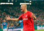 6 mål i sine 3 første kampe i Champions League har ingen lavet for Erling Braut Haaland. Nordmanden har også været effektiv i Østrig med 11 mål i 9 ligakampe og 3 mål i en pokalkamp.
   Foto: Stringer/Ritzau Scanpix