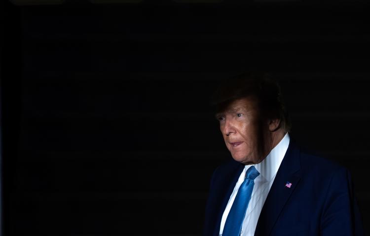 USA's præsident, Donald Trump, bliver gjort til grin af en guvernør efter en fejlagtig bemærkning om amerikansk geografi. Foto: Saul Loeb/Ritzau Scanpix